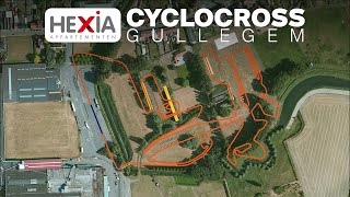 Parcours Hexia Cyclocross Gullegem 2022 [upl. by Ener]