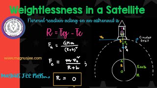 Weightlessness in a satellite [upl. by Rickard]