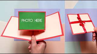 DIY Photo Pop Up Card Tutorial  Easy Paper Crafts [upl. by Alberic186]