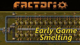 Factorio Tutorial  Early Game Smelting [upl. by Moreen]