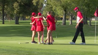 State AA golf Sentinels Kade McDonough Bozemans Sami Yates take home state titles [upl. by Hittel]