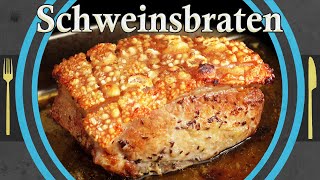 das einfachste Schweinsbraten Krustenbraten Rezept mit knuspriger Kruste [upl. by Ahsim]