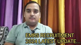 EMRS RECRUITMENT LATEST UPDATE [upl. by Euqcaj]