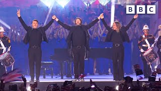 Well never forget this Take That performance 🙌  Coronation Concert at Windsor Castle  BBC [upl. by Anreval]