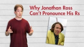 Why Jonathan Ross Cant Pronounce His Rs [upl. by Kenna]