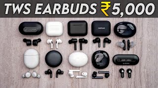 Top 5 Best Tws under 5000 in 2024  Best Tws Earbuds under 5000 in 2024 [upl. by Norved]