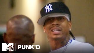 Ashton Kutcher vs Allen Iverson Jermaine ONeal George Lopez amp Tyrese  Punkd [upl. by Ykciv]