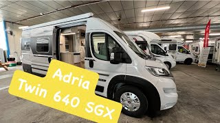 Présentation du Fourgon aménagé Adria Twin Plus 640 SGX de 2024 [upl. by Lenci]