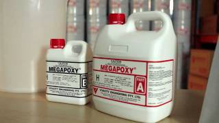 Megapoxy H High Strength Epoxy Mortar instructional video [upl. by Behre497]