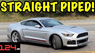 We Straight Piped a Mustang ROUSH Stage 2 [upl. by Ihdin]