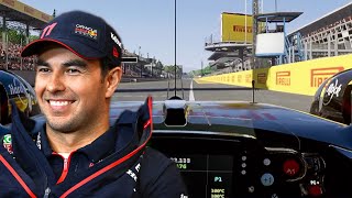 Checo Perez Plays F1 23 For The First Time  Oracle Virtual Laps [upl. by Zobkiw528]