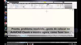 AutoCAD  The Ribbon does not have tabs or panels loaded  Corrigindo [upl. by Kerns550]