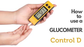 Control D Advanced Glucometer and Blood Test Strips  How to use Blood Sugar Checking Monitor [upl. by Niltag31]