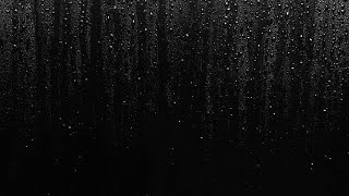 10 HOURS Gentle Rain Sounds on Window  Calm Rain Black Screen Rain for Sleep Study [upl. by Enneillij]