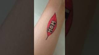 Mom tattoo shortvideo tattoo [upl. by Lanita942]