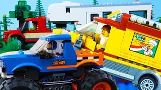 LEGO City Vehicles COMPILATION 2 STOP MOTION LEGO Monster Truck Car amp More  LEGO  Billy Bricks [upl. by Carline579]