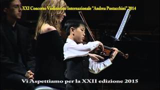 Concorso internazionale violinistico Andrea Postacchini Fermo Italia invito per il 2015 [upl. by Sirois]