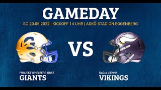 AFL PROJEKT SPIELBERG Graz Giants vs Dacia Vienna Vikings [upl. by Brennan]