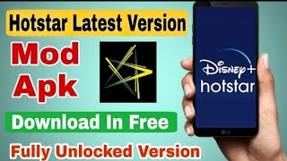 Hotstar Premium Mod Apk Dawnload  Hotstar Vip Unlocked Version Dawnload Lifetime Free  IPL Free [upl. by Arri938]