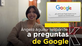 La respuesta de Ángela Aguilar cuando le preguntaron sobre su relación con Christian Nodal [upl. by Oneida632]