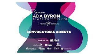 ¡La Convocatoria del Premio Ada Byron ya está Abierta [upl. by Peednama127]