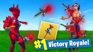 NEW CLINGER Sticky GRENADE Gameplay In Fortnite Battle Royale [upl. by Landing]