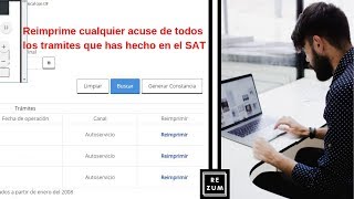 Reimprimir acuses SAT  Tutorial recuperar tus acuses del RFC paso a paso [upl. by Sabah]