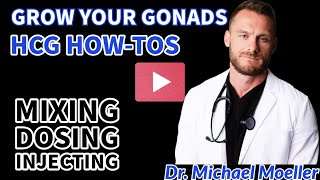 quotGrow Your Gonadsquot How to mix HCG How to inject HCG amp How to dose HCG [upl. by Stenger805]