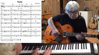 Yours  Jazz guitar amp piano cover  Gonzalo Roig [upl. by Einad]