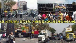 así instalaba los sonidos para el aniversario de la Merced cdmx video del recuerdo [upl. by Ailaroc]