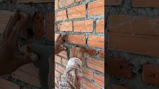 Corner for wall plaster shorts construction shortsfeed satisfying [upl. by Gibeon]