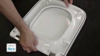 Step by Step Guide to Install Soft Close Toilet Seat  Roca [upl. by Flieger]