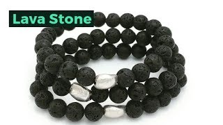 Lava Stone  Volcanic Rock  Benefits of Wearing  Uses [upl. by Adamson230]