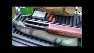 Remington 1100 Tactical Auto Shotgun At The Range [upl. by Tepper872]