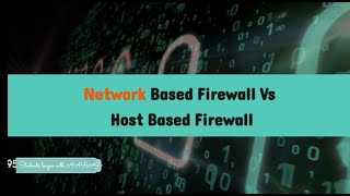 Hostbased firewalls vs networkbased firewalls for network security [upl. by Tarrant]