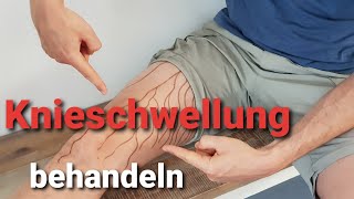 Knieschwellung  super Übung amp Lymphdrainage [upl. by Pontias]