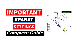 EPANET Software Important Settings Full Tutorial [upl. by Germain937]