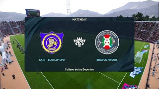 SaintÉloi Lupopo vs Bravos do Maquis 22092024 CAF Confederations Cup PES 2021 [upl. by Eon357]