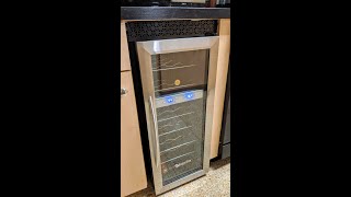 Installing a FreeStanding Wine Cooler into a Cabinet amp Adding Ventilation [upl. by Ydisahc]