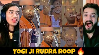 CM Yogi Adityanath Thug Life 😈 Yogi Adityanath Attitude Videos Reaction 🔥 [upl. by Gilman829]