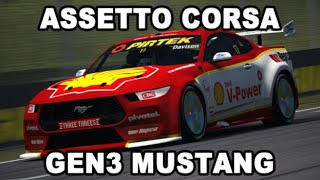 Ford Mustang V8 Supercar Gen 3  Bathurst  Assetto Corsa [upl. by Wilkey]