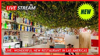 🔴LIVE NEW THEMED RESTAURANT in Las Americas Italian Restaurant Tenerife Canary Islands Spain ☀️ [upl. by Hafeetal]