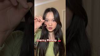 Cherry Makeup 🍒 makeup makeuptutorial [upl. by Jeanine]