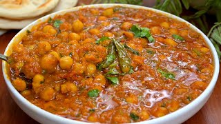 طبخ وصفة حمص سهلة طعمها فاق توقعاتي 😋 روعة مع الرز او الخبز Cooking an Easy Chickpea Recipe [upl. by Yeniffit506]