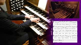 Gregorian Chant  Creator Alme Siderum for organ  Ben Bloor [upl. by Aneema]