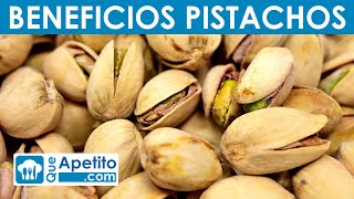 8 Propiedades y Beneficios de los Pistachos  QueApetito [upl. by Arnie]