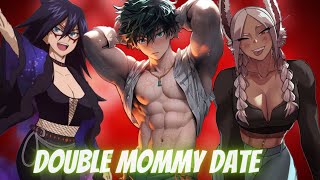 Deku Double Mommy Date  Izuku x Harem  Deku Texting Story [upl. by Anilem]