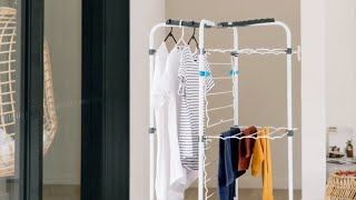 Hills 3 Tier Mobile Tower Clothes Airer Product Overview [upl. by Miranda]