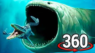 360°  VR Terrifying Deep Sea Monsters Movie  Deep Sea Creatures Horror Video [upl. by Yednil]