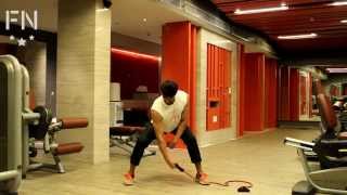 Standing Concentration Curl with Resistance Bands [upl. by Hajar548]